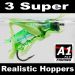 FLY - 3 Super Realistic Hoppers